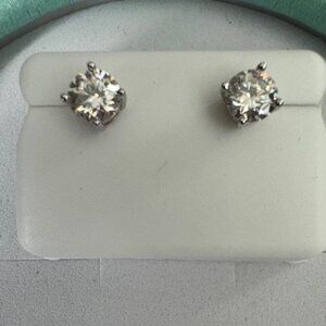 Real 925 Sterling Silver 1.0CT Moissanite